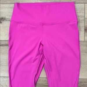 Lululemon Align Sonic Pink Double Lined Leggings 25” HR Size 12